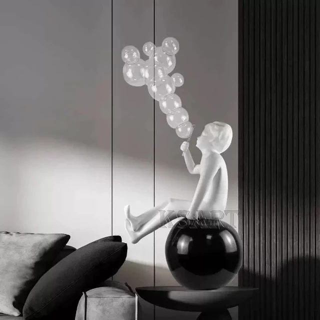 Cartoon Abstract Figure Sculpture Decorative Item for Living Room Entrance TV Cabinet Decoration