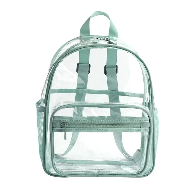 Heavy Duty Pocket Transparent School Backpack With Reinforced Straps