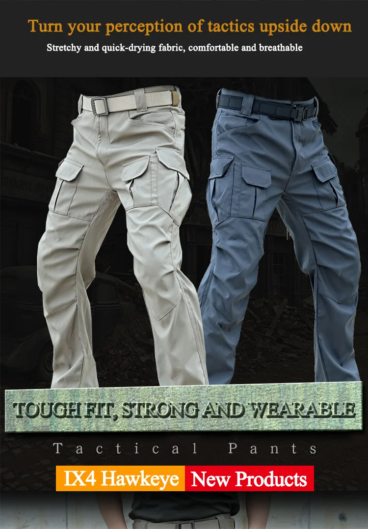  tactical waterproof wear-resistant assault trousers