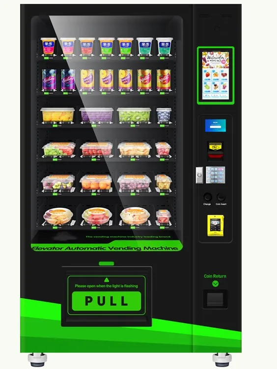 Fresh Food Vending Machine - Elevator for Glass Bottle Beverages