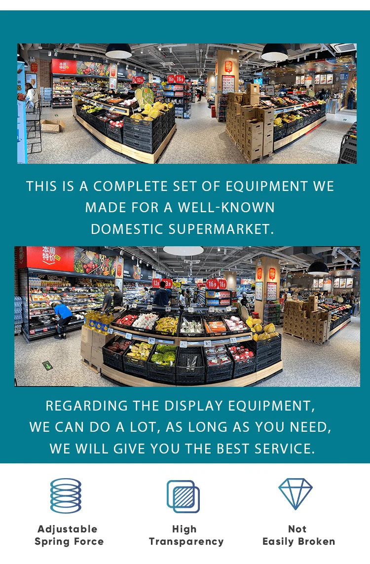 Automatic Freezer Shelf Dividers For Supermarket Chest Freezer Dividers