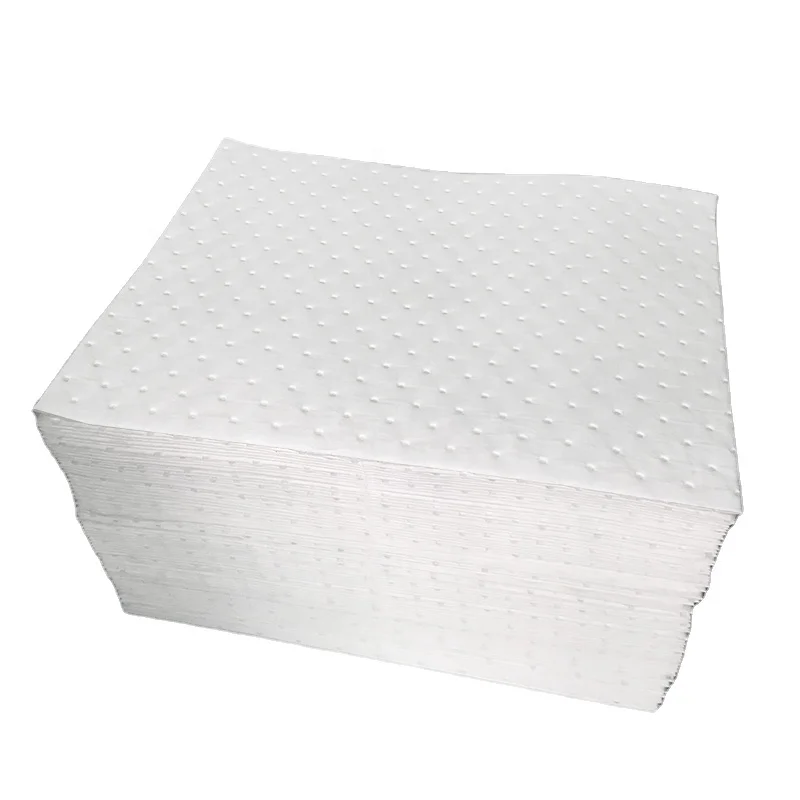 100% pp oil absorbent pad for cleaning oil