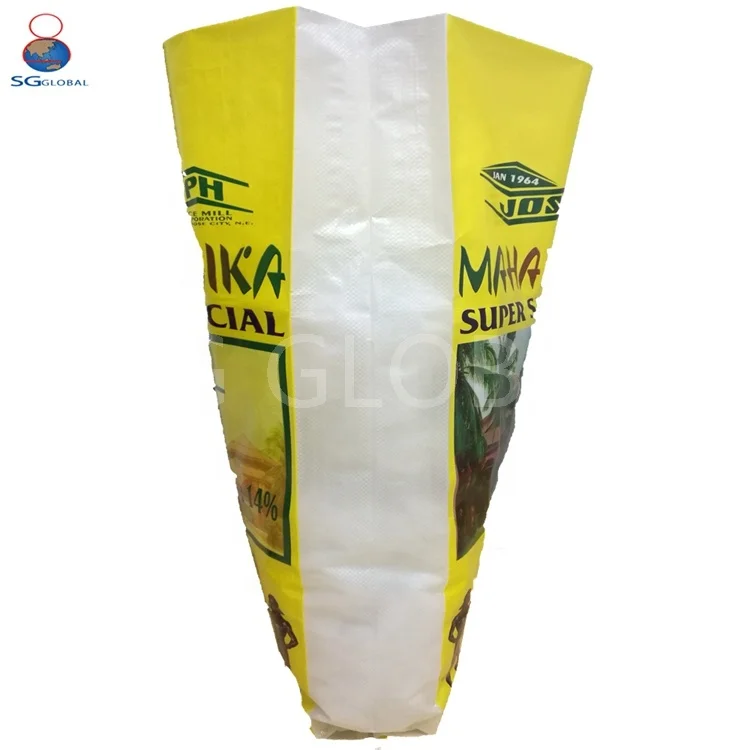 Wholesale Custom Bopp Printed 25kg 25kg Grain Bag pp Sack Package Plastic Woven Rice Packing Bag