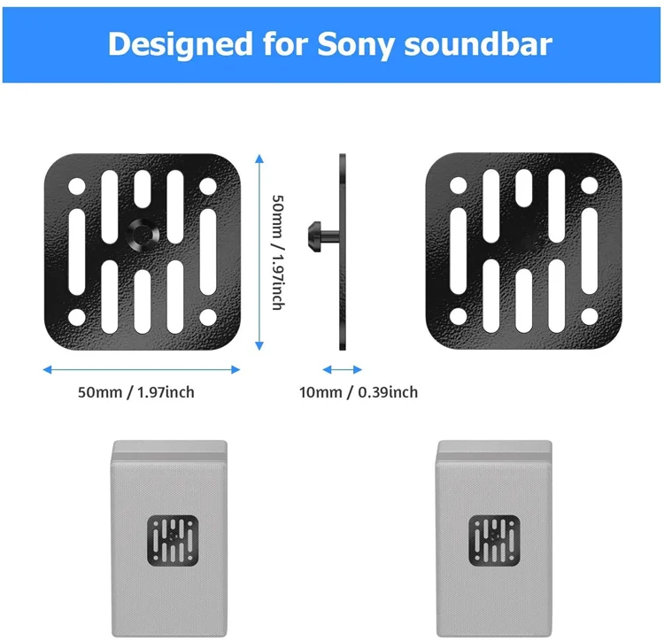 Wall Mount Bracket for Klipsch and Sony Sound Bars