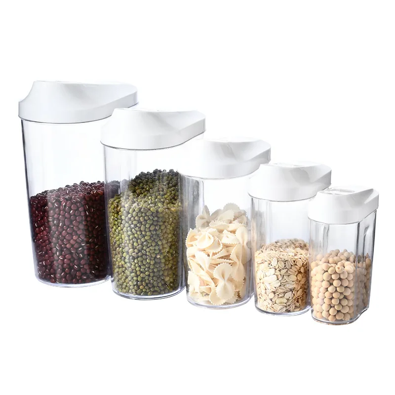 Food Storage Containers,Airtight Plastic Transparent Kitchen