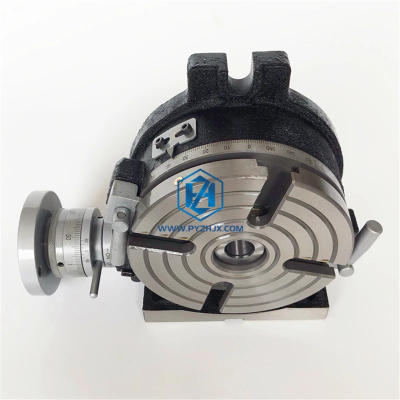CNC Manual Rotary Table HV4 HV6 HV8 HV10 Milling Indexing Table