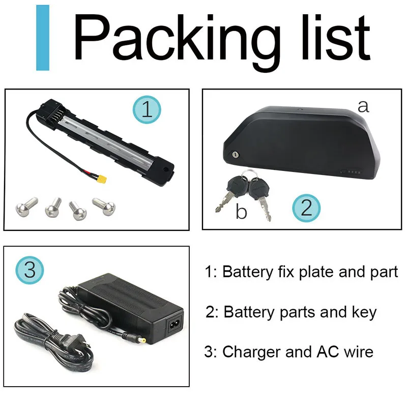 Jumbo Shark Electric Scooter Ebike Battery 48v 40A BMS  Lithium Ion Electric Bicycle Battery for Electric Bike