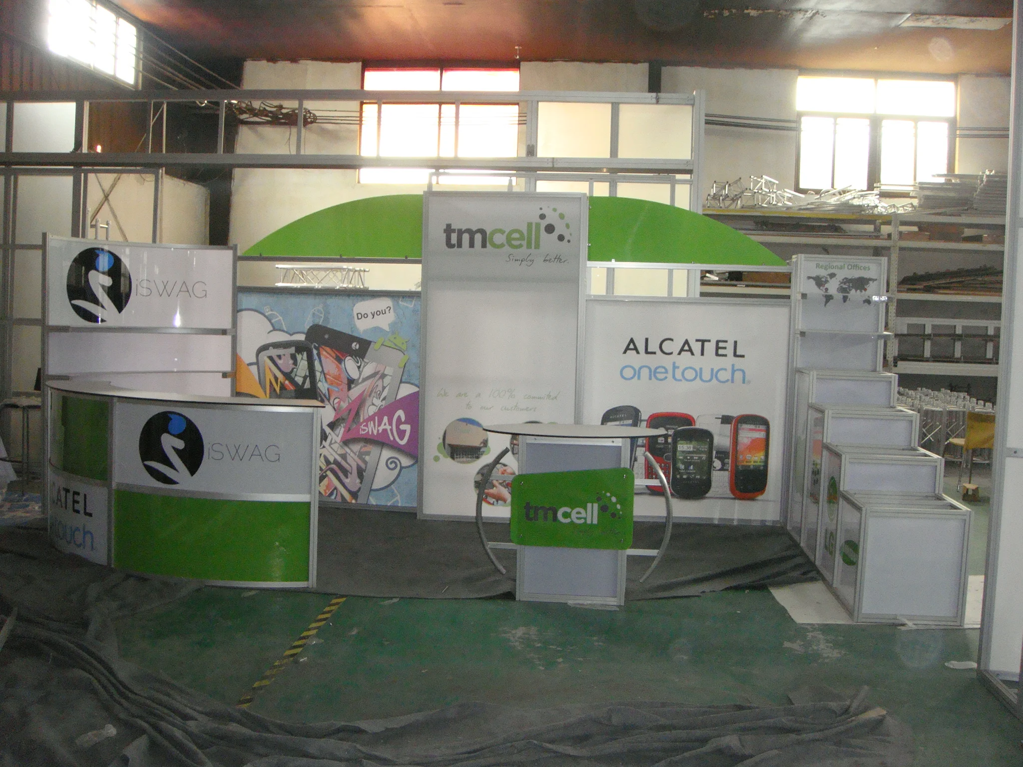 Dexin oferta 10*20 mostrador de comércio estande de exposição projeto da cabine da exposição