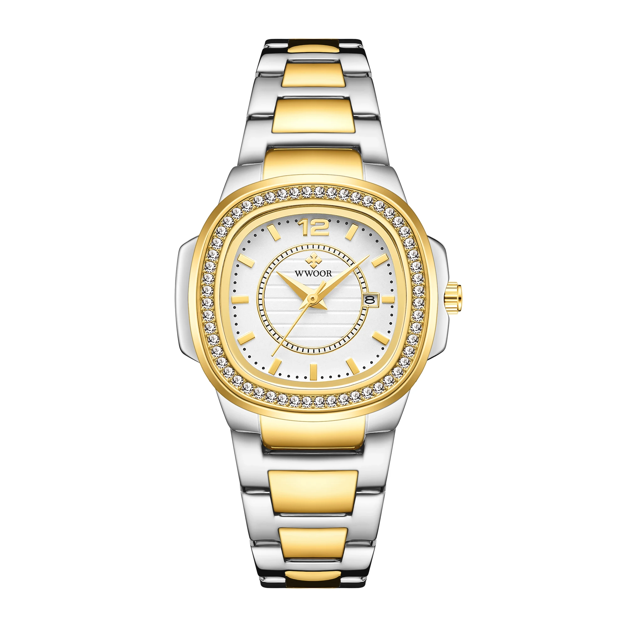 Alibaba Montre Wwoor Femme WWOOR Diamond Women Watches Luxury Quartz  Wristwatches