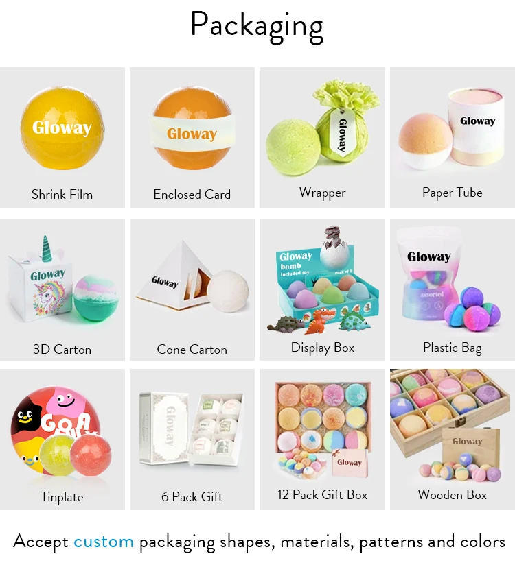 Gloway Custom Cheap 3pack Refreshing Green Series Aromatherapy Bath