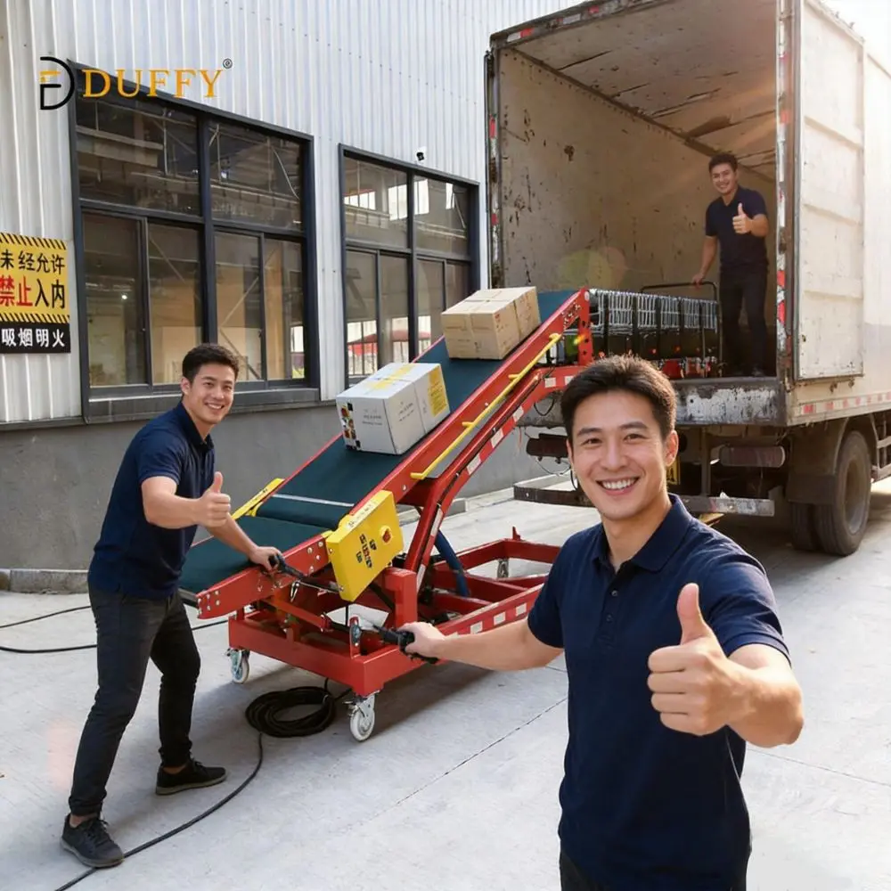 Ramp Mounted Belt Conveyor