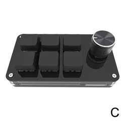 Изготовленный На Заказ программирования макро клавиатуры Механическая PLug and play 6-тип ключа C OSU мини клавиатура USB игровая/офиса/музыки/медиа