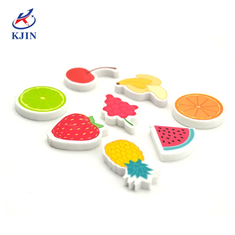 Rubber fruit. Fruit Shape PVC free Eraser Taiwan. Rubber Fruit 0ne piece.