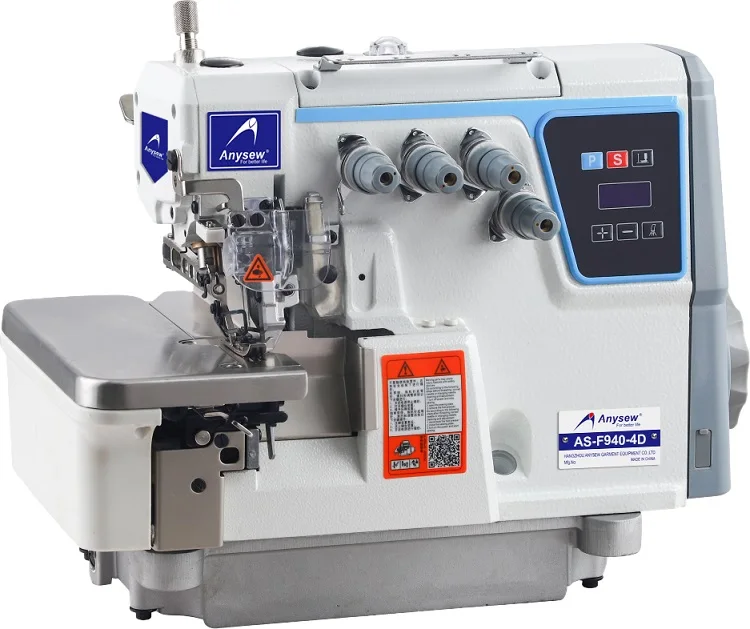 AS-F940-4D  4 Thread super high speed direct drive overlock sewing machine factory