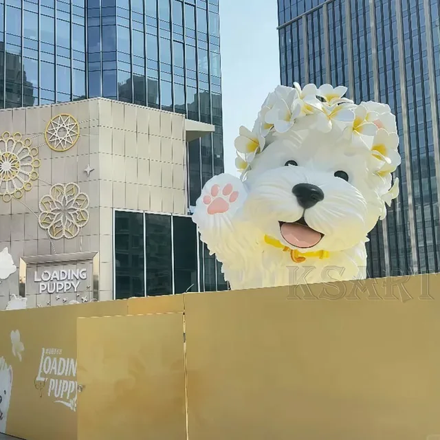 Customized Fiberglass Plastic Cartoon Sign Sculpture with Creative Designpopular Online,three-dimensional Pet Climbing Wall Doll