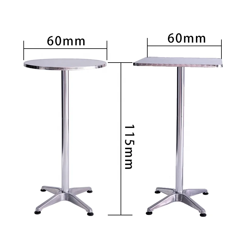 Стол алюминиевый барный
