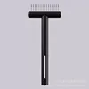 Black untangling comb