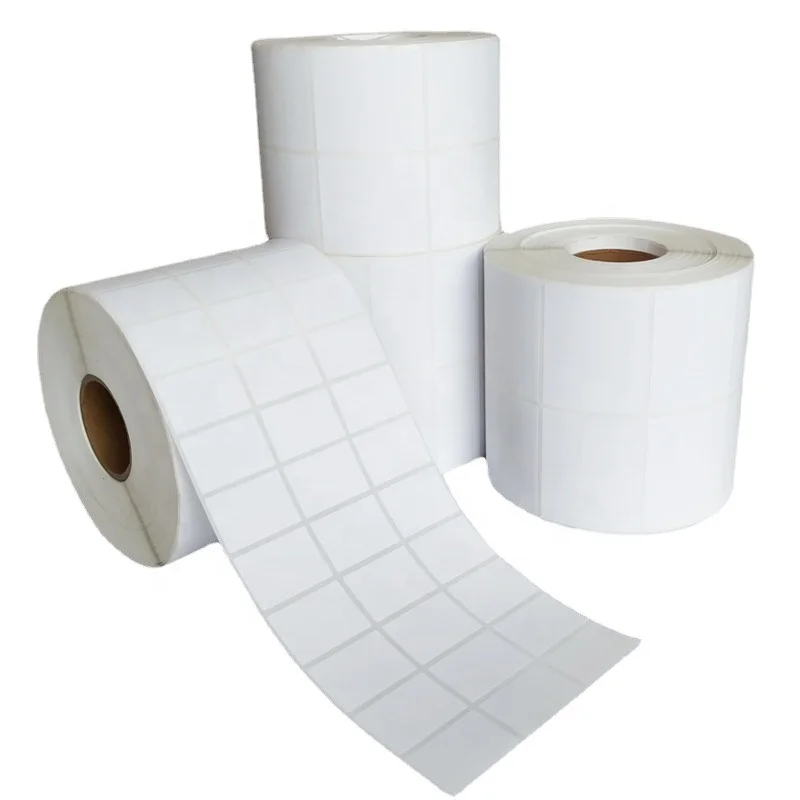 25x15 Direct Thermal Sticker Label Paper Rolls 25*15 mm Custom Blank 12000 Pieces Thermal Barcode Label for Thermal Printer supplier
