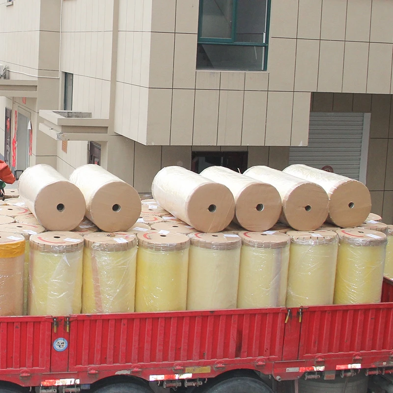 Customized Packing Adhesive Tape Big Roll Transparent Waterproof Bopp Jumbo Roll Tape
