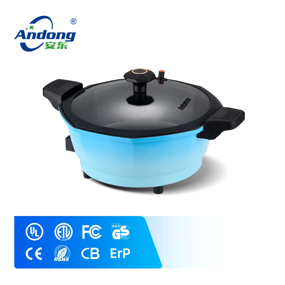 Andong 1500w 5l Electric Big Power Multi Curry Cooker Hot Pot Cooker