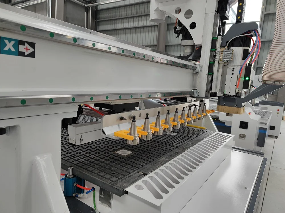 1325 Factory Supply  LNC Control System Cnc Router Atc for Woodworking Furniture Production Line Auto Tool Changing