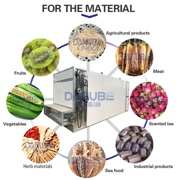 Chili Processing Line Red Pepper Mesh Belt Dryer Machine Chili Drying Machine