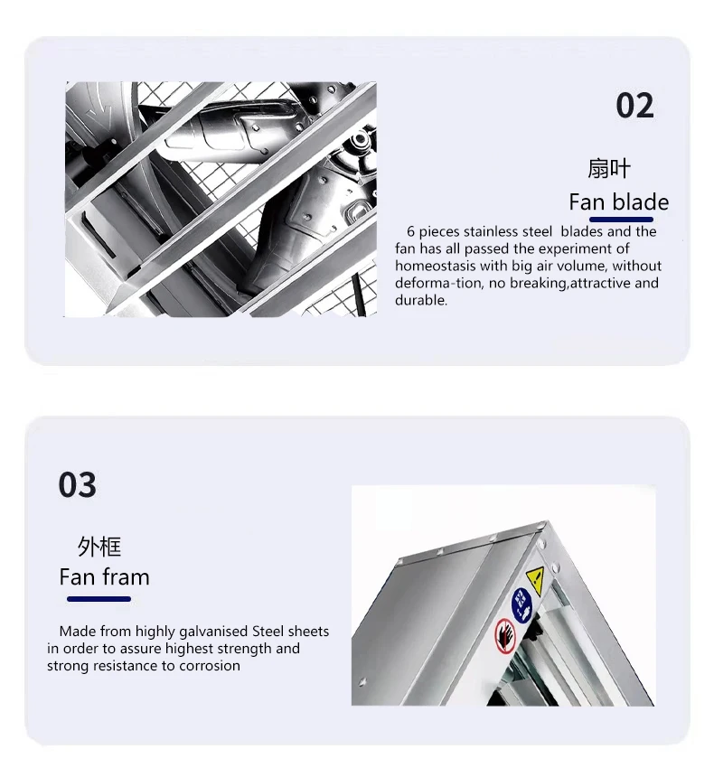 Wall-mounted Axial Fan, 1380, Stainless, Steel - detail 12