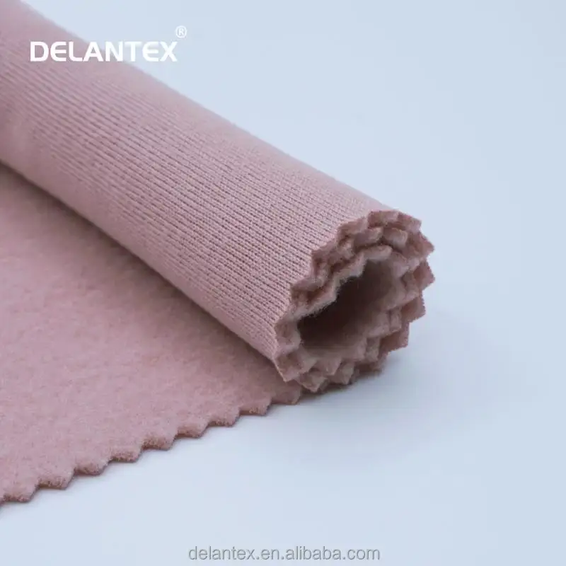 Delantex Custom Super Soft Raw Material Cute Graphics 100% Polyester Double Sided Polar Hoodie Fleece Fabric for Shirts Cloth