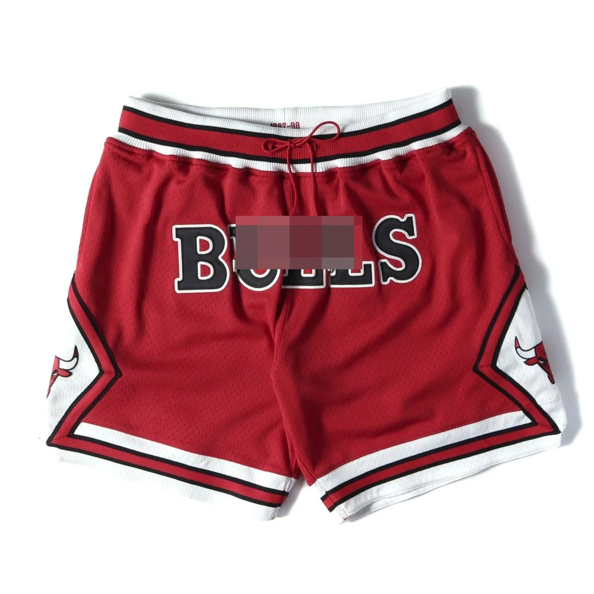 Wholesale Wholesale simple embroidery mens just don basketball shorts red  1992 bulls shorts From m.