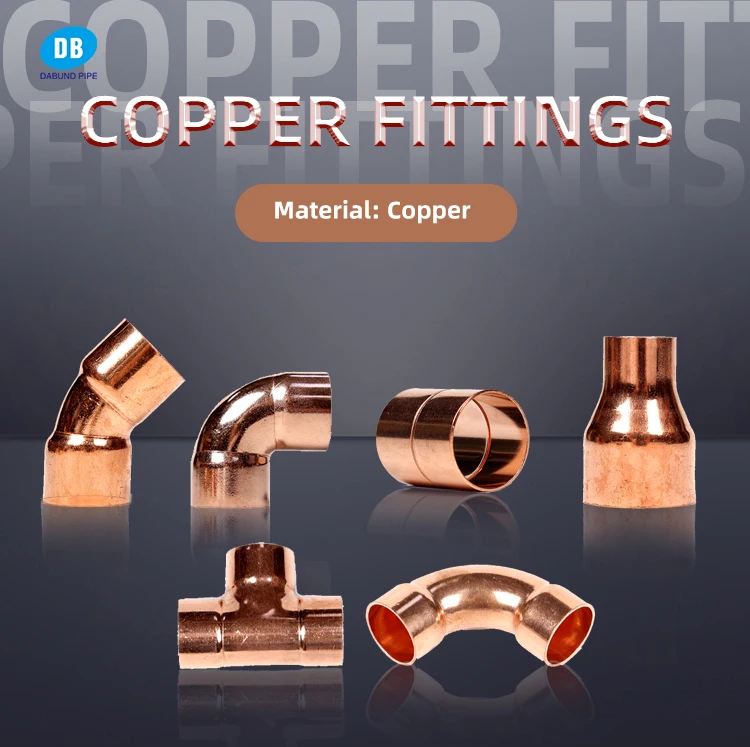 Plumbing pipe fittings HVAC Copper Press Fitting Coupling Reducer Elbow details