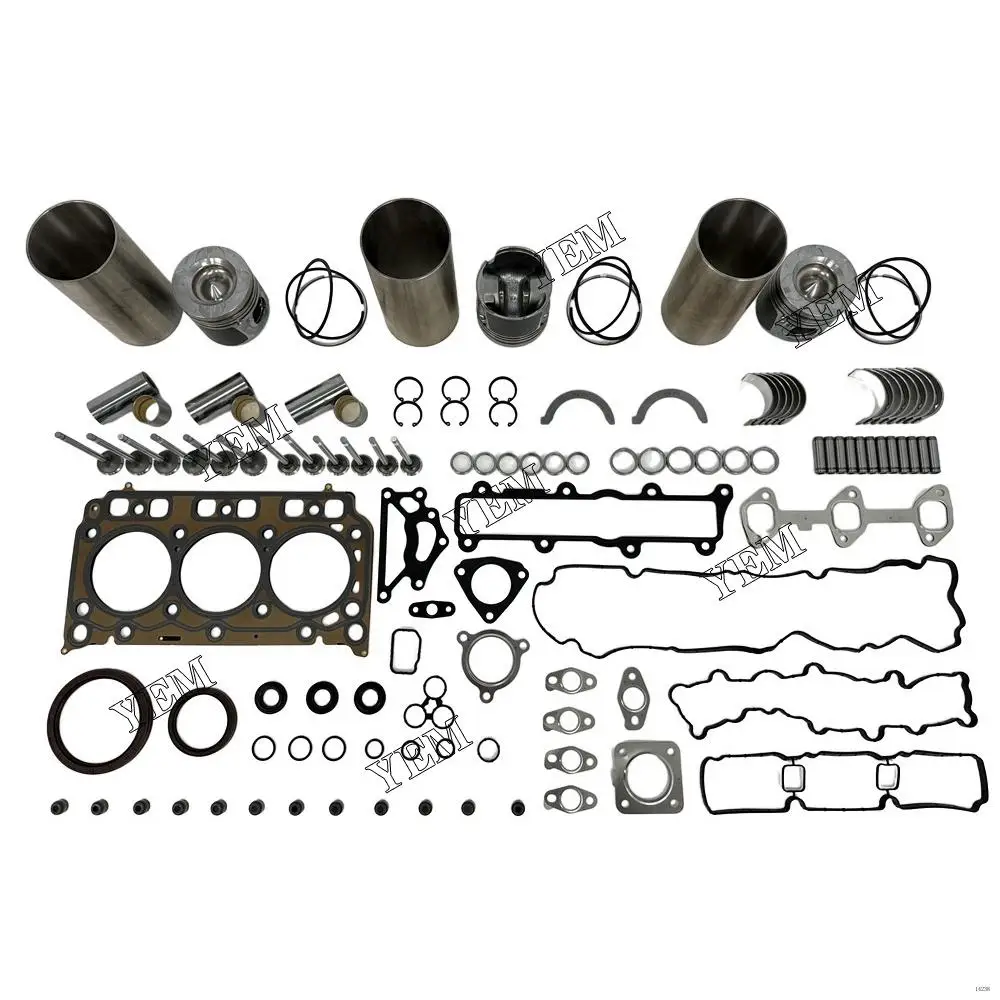 D18 Engine Repair Kit With Piston Rings Liner Bearing Valves Gaskets for Doosan