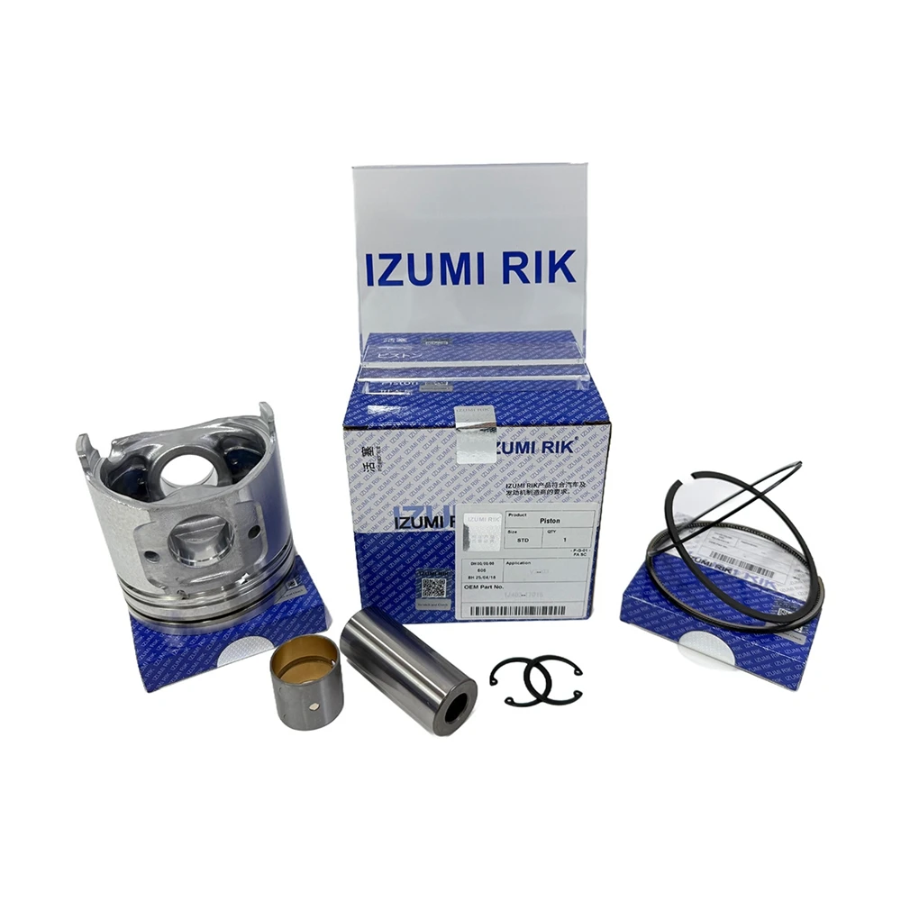 IZUMI RIK EA300, EA330, OC60, OC95, E75 Piston & Piston Ring Set for Kubota