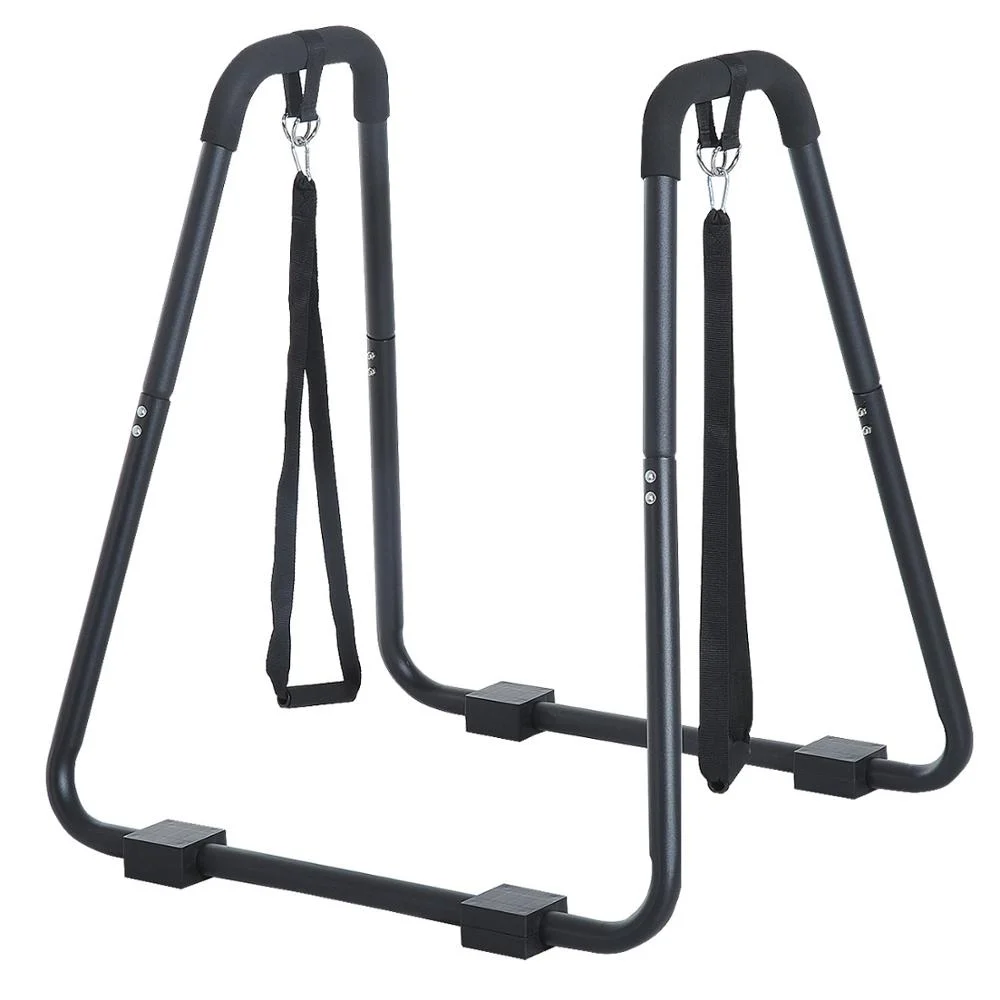 Gymnastic Parallel Bar Dip Station Parallettes Fit Equipment For Core ...