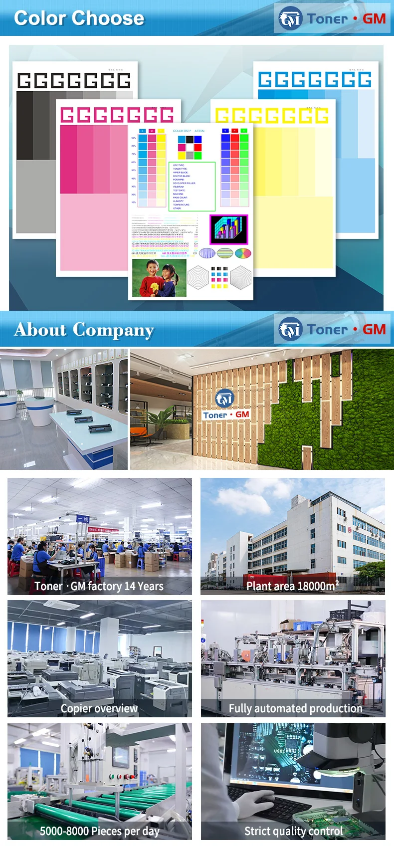 Gm High Quality Laser Cartridges Toner For Hp 85a 05a 12a 17a 26a 28a