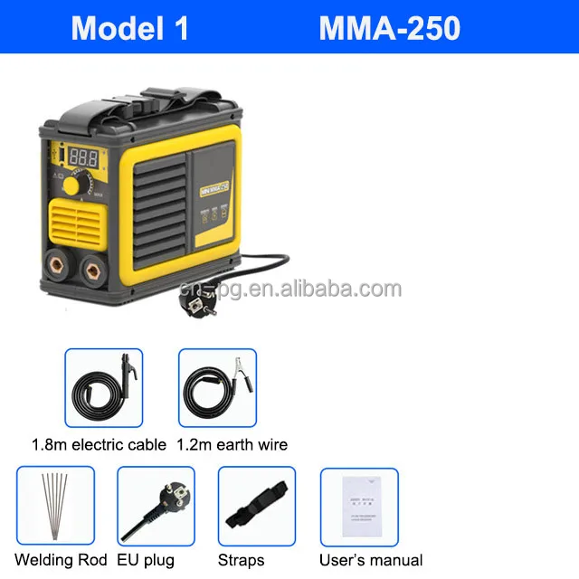 110v/220v Portable Mini Welder Mig/tig/arc Igbt Inverter Mma 250a Esab