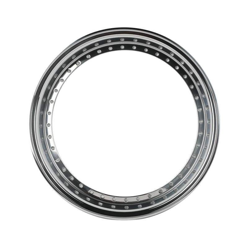 リム ドリル40穴ポリッシュ6061素材アウターリム16インチホイールリップ