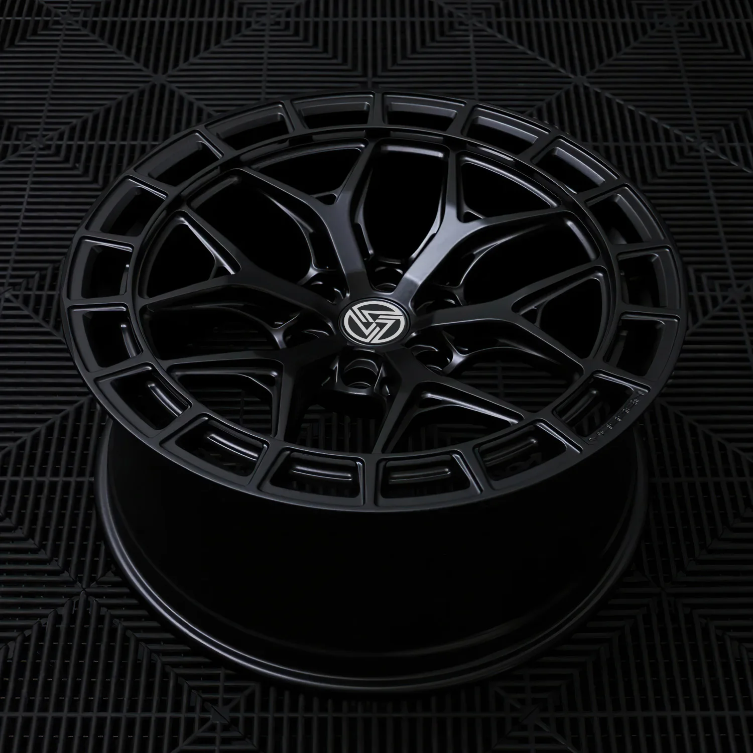 XL 20x10 Custom Forged Deep Concave Wheels 6x139.7 Black Multi-Spoke Rims for Offroad Truck Forged Off-road Wheels - Image 1