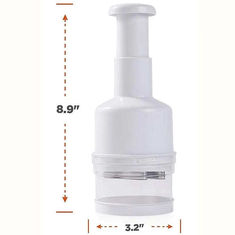 BST Kitchen Gadget Restaurant Mini Manual Press Garlic Vegetable Chopper Machine Onion Chopper Cutter