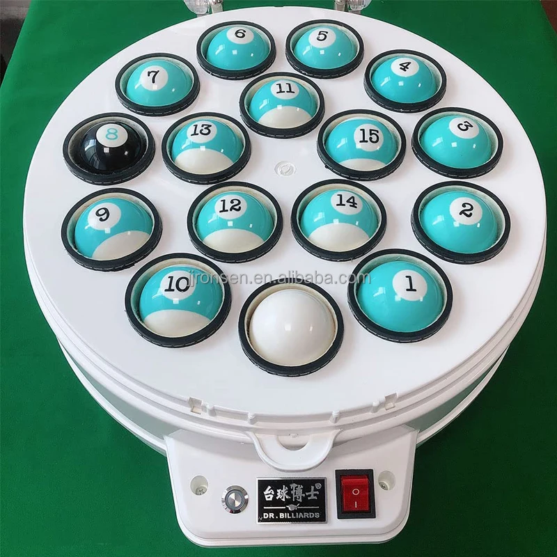 2023 Popular Sale American Style Game Pool 16 Balls Automatic Clean