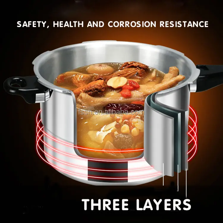 Aluminum Alloy Gas Pressure Cooker Induction Cooker Use Aluminum