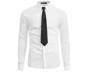 Wholesale 2026 Liu Ming Men's Business Formal White Shirts Long Sleeve Spring Clothing