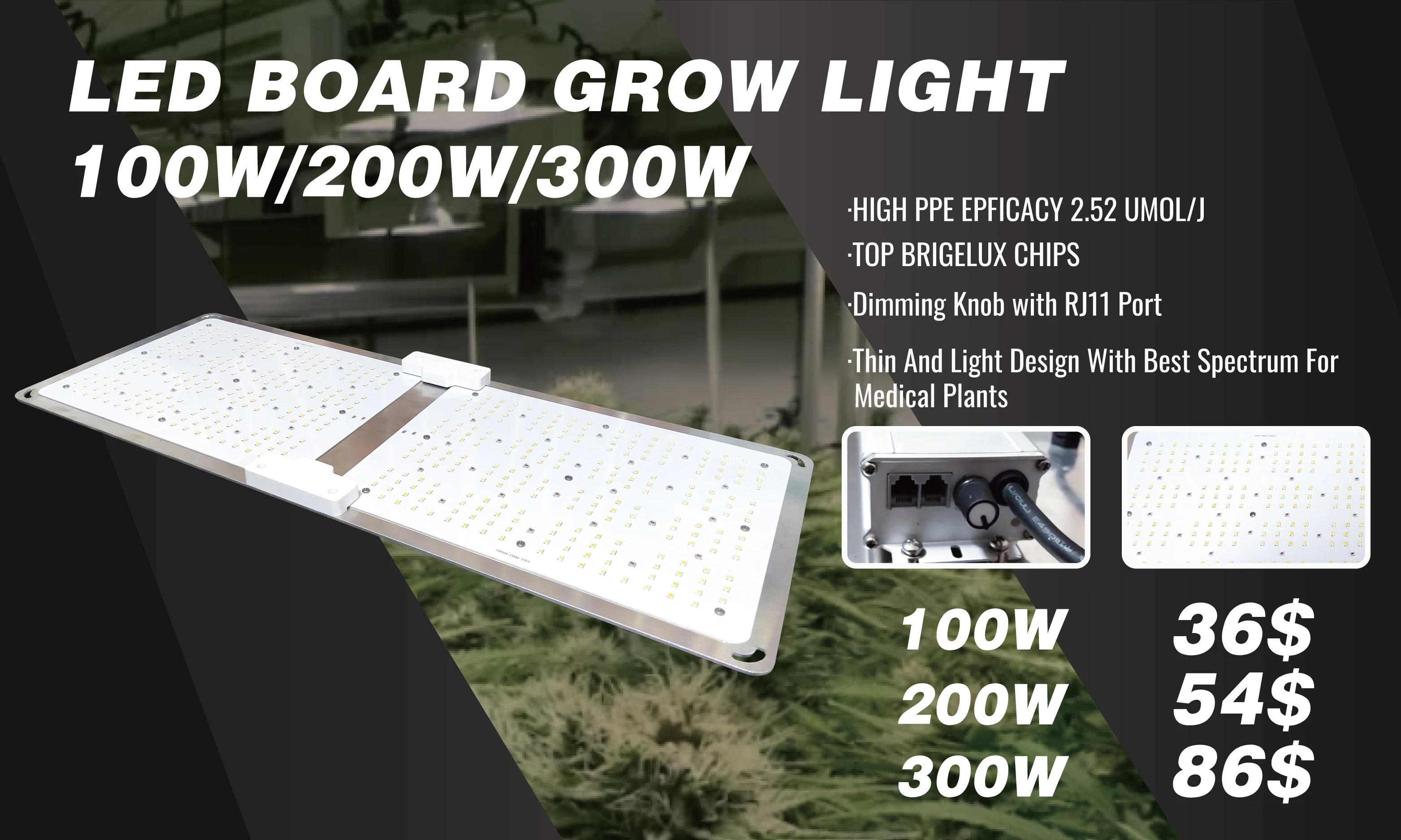 product extruded aluminum ip65 grow light hot selling manufacturer oem 1200w 1000w 800w 630w full spectrum best led board grow light-8