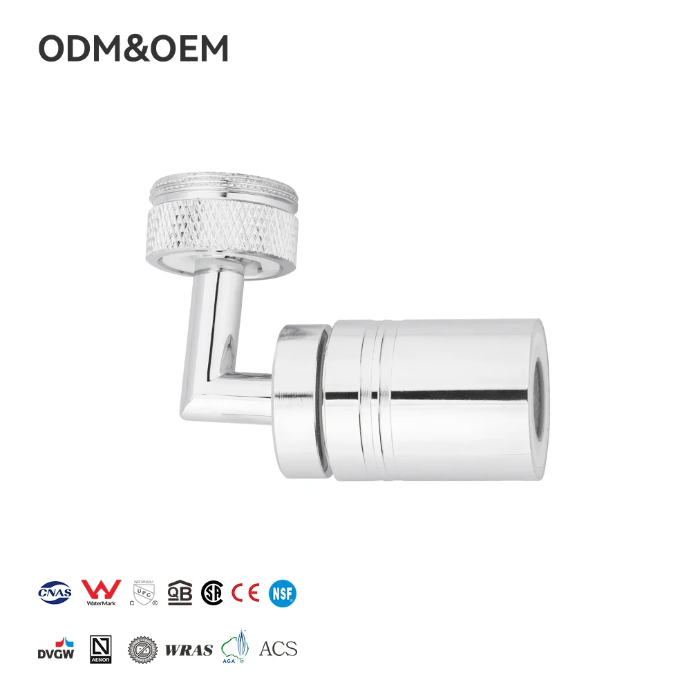 In Stock Wash Basin Tap Extender Adapter 720 Degree Faucet Spray Head Brass Kitchen Sink Faucet Aerator Dual Function 2 Sprayer