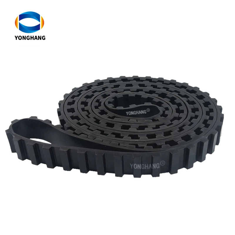 Custom Transmission Cable Puller Caterpillar Belt Drive Rubber Flat Street Sweeper Elevator