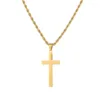 Outer hole cross twist chain gold