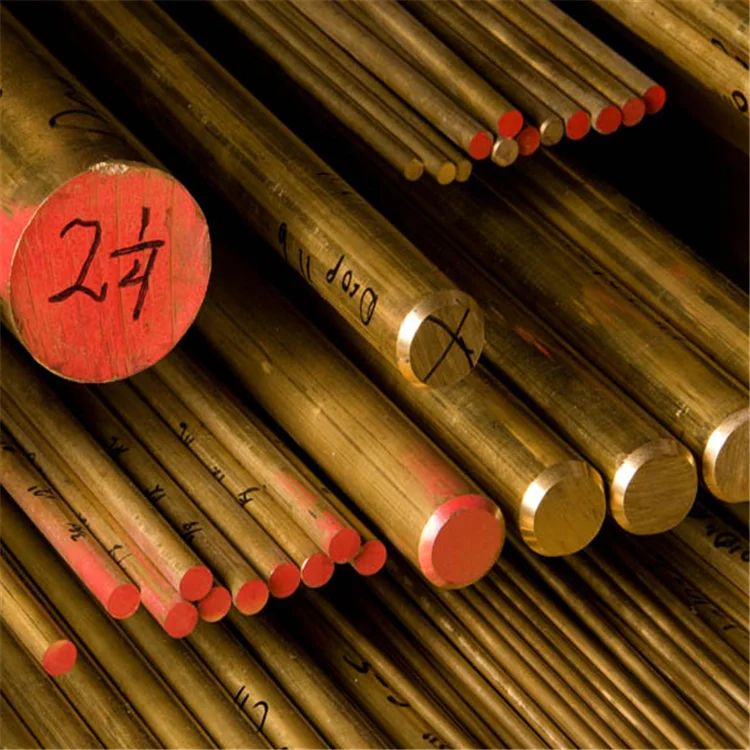 China Factory 99.99 Pure Copper C1100 T2 Brass Round Bar Copper Bar