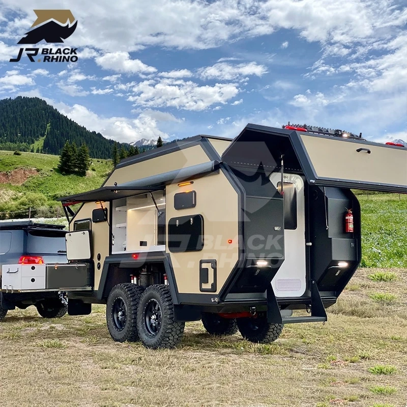 Customizable Lightweight Camper Trailer for Outdoor Camping OEM