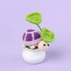 เต่า (ร่มเงาใต้ใบ) กระถางต้นไม้-สีม่วง