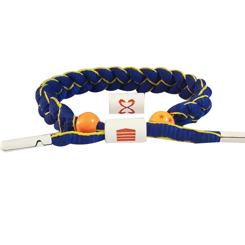 Anime Characters Figure Cosplay Dragon Ball Weave Bracelet Son Goku Frieza Majin Buu Gohan Bead Men's Bracelet