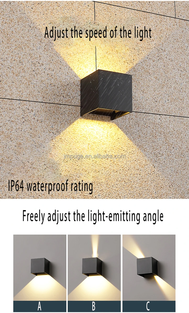 Modern Porch Wall Light Indoor Aluminum Sconce Interior Lighting Up And Down Wall Lights Outdoor